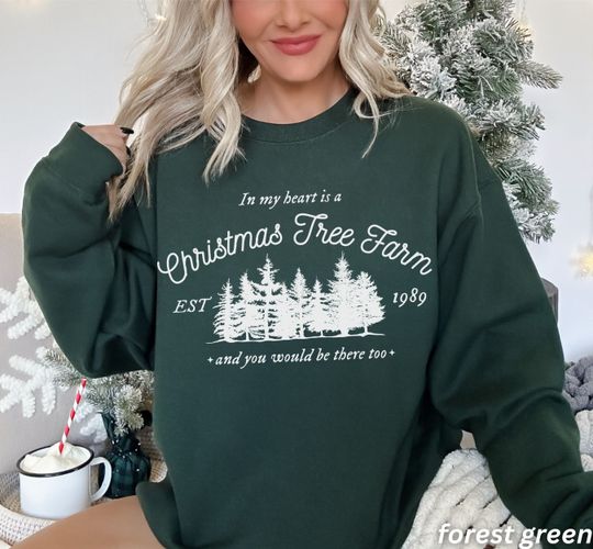 Discover Christmas Tree Farm Sweatshirt