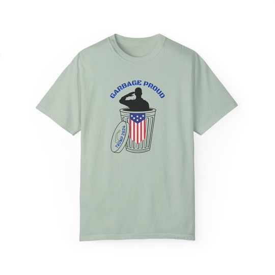 Discover Garbage Proud USA T-shirt for Men and Women, Pastels