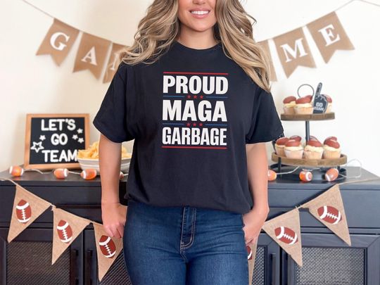 Discover Proud Garbage For Trump 2024 Maga Unisex T-Shirt
