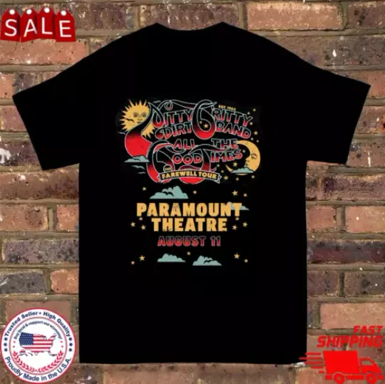 Discover NITTY GRITTY DIRT BAND ALL THE GOOD TIMES Tour 2024 T Shirt