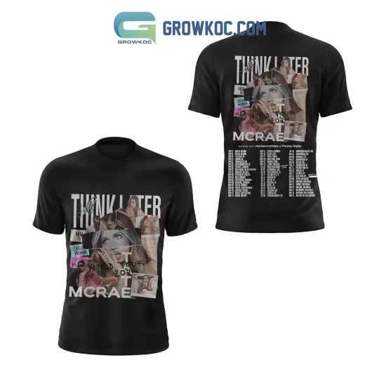 Discover Tate McRae World Tour 2024 3D T-Shirt
