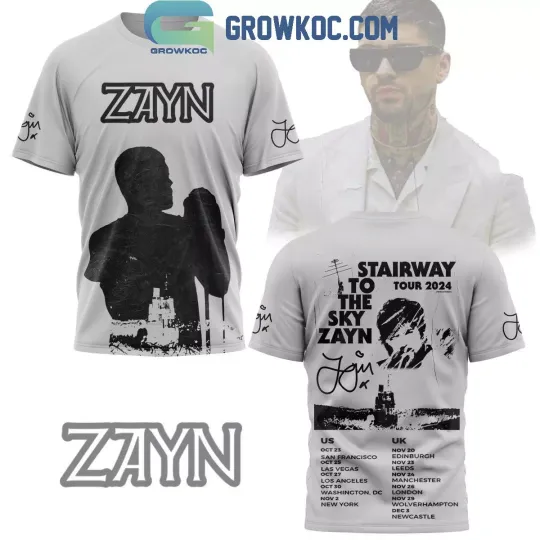 Discover Zayn Stairway To The Sky 2024 Tour US And UK 3D T-Shirt