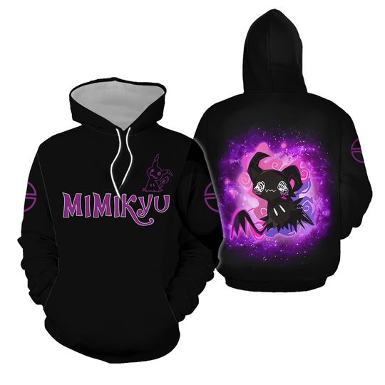 Discover Mimikyu Ghost 3D Hoodie - Unique Anime Gift Option