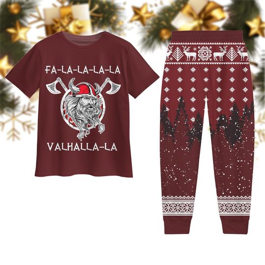 Discover Christmas Viking Valhalla Pajama Set