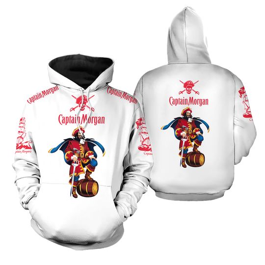 Discover Captain Morgan Hoodie, Captain Morgan 3D Hoodie