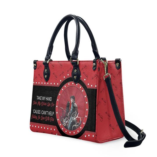 Discover Elvis Presley Leather Bag, Women Leather Handbag, Music Lover Bag