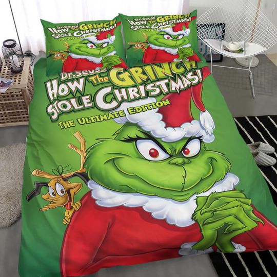 Discover funny character Bedding Set, Christmas Blanket, Christmas Gift