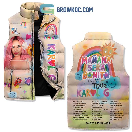 Discover Karol G Manan Sera Bonito 2024 Tour SleevelessJacket