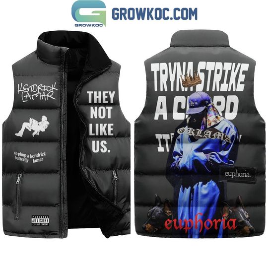 Discover Kendrick Lamar They Not Like Us Sleeveless Puffer Jacket