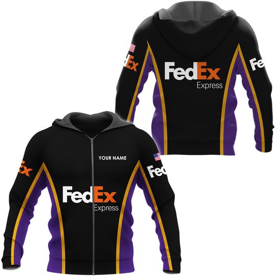 Discover Fedex express custom name Hoodie 3d for Delivery Driver