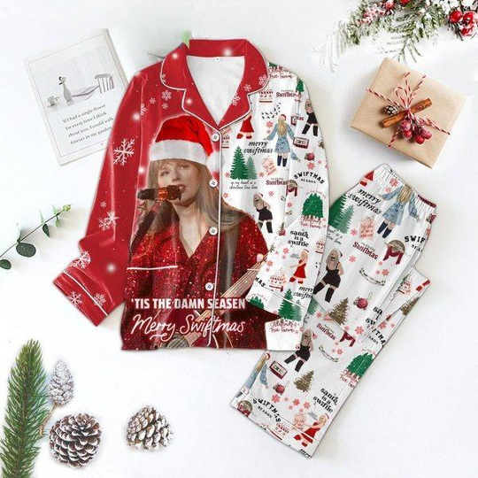 Discover Taylor Merry Christmas Pajamas Set, Christmas Pajamas Sets