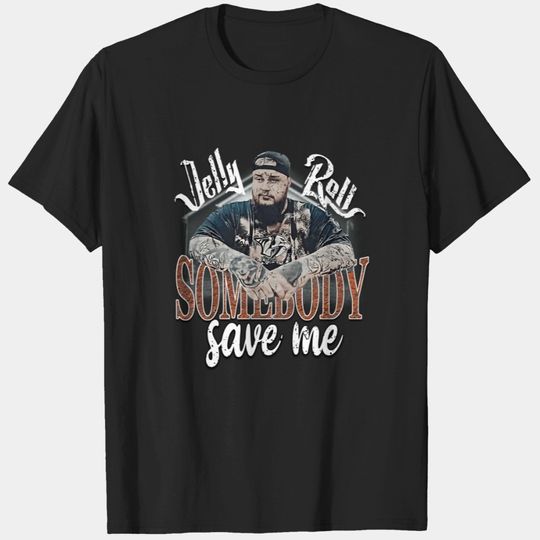 Discover Jelly Roll Music Shirt, Somebody Save Me Cowhide T Shirt
