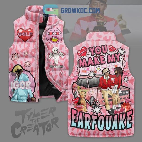 Discover Tyler The Creator Valentine Sleeveless Puffer Jacket