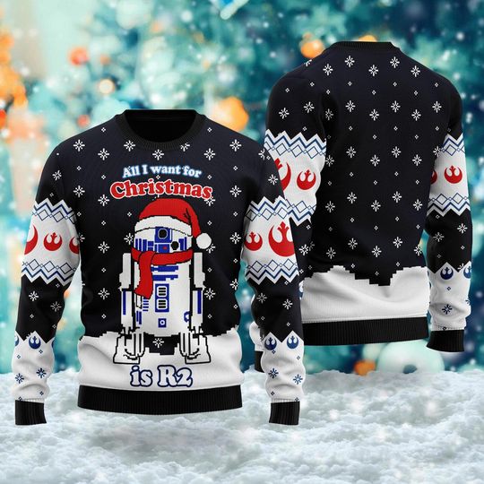 Discover All I Want For Christmas 3D shirt, Movie Character Ugly Christmas Sweater