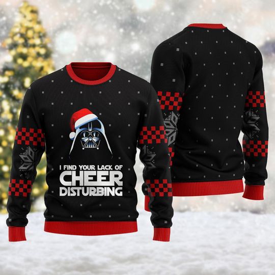 Discover I Find Your Lack of Cheer Disturbing Ugly Christmas Sweater