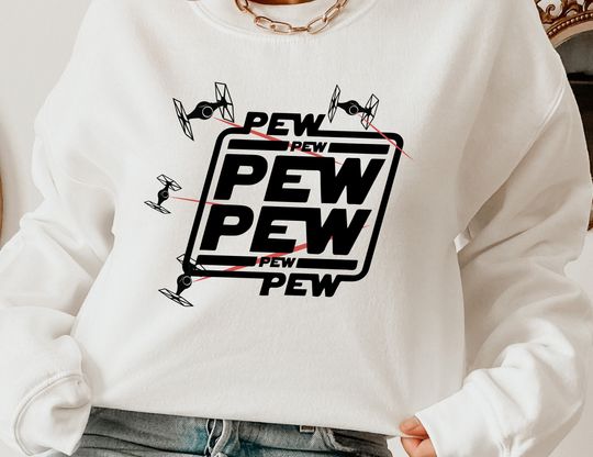 Discover Pew Pew Sweatshirt - Gift Edition