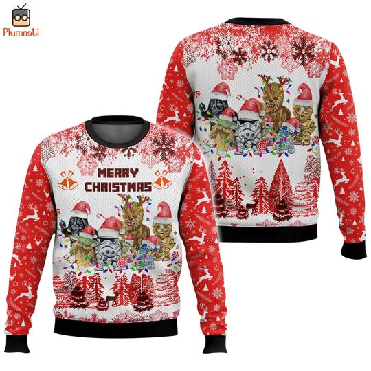 Discover Starwars Ugly Christmas Sweater, Merry Christmas Ugly Sweater
