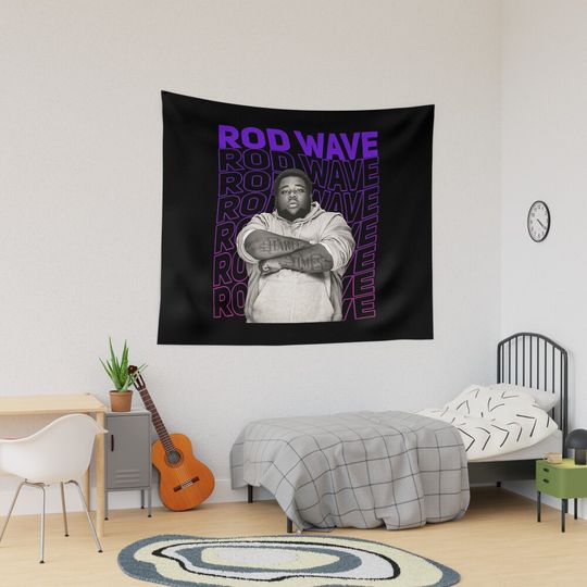 Discover Rod Wave Tapestry, Gifts for Fan