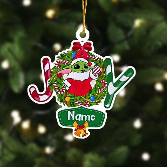 Discover Personalized Green Baby Acrylic Christmas Ornament