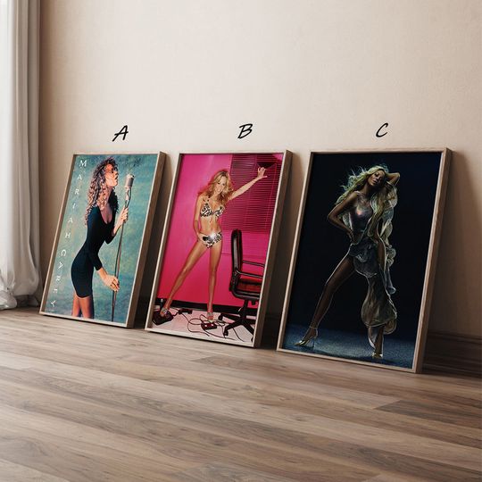 Discover Mariah Carey Poster, High Quality Canvas Print Art Posters, Gift for her, Gift for Him