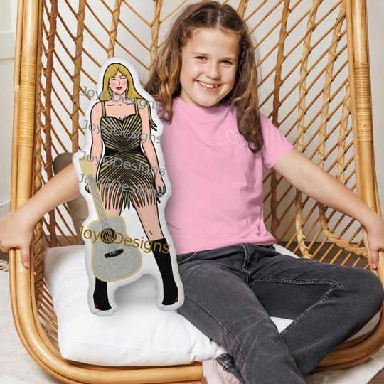 Discover New Taylor inspired doll pillow, gold dress, plushies, doll, Taylor fan gift