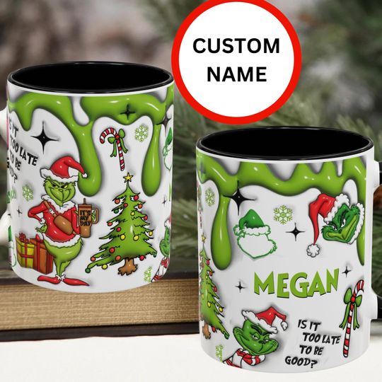 Discover Funny Character Christmas Mug for Gifts