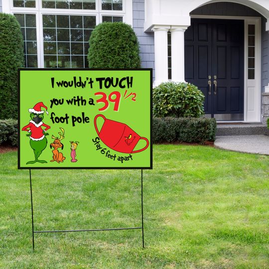 Discover The funny character Yard Sign, The funny character Yard Sign