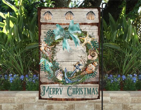 Discover Christmas Garden Flags, nautical Christmas Garden Flags