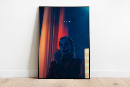 Discover Joker Minimalist Poster, Joaquin Phoenix Poster