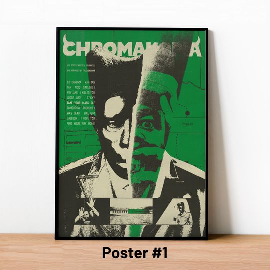 Discover Tyler The Creator Poster, Chromakopia Album Poster