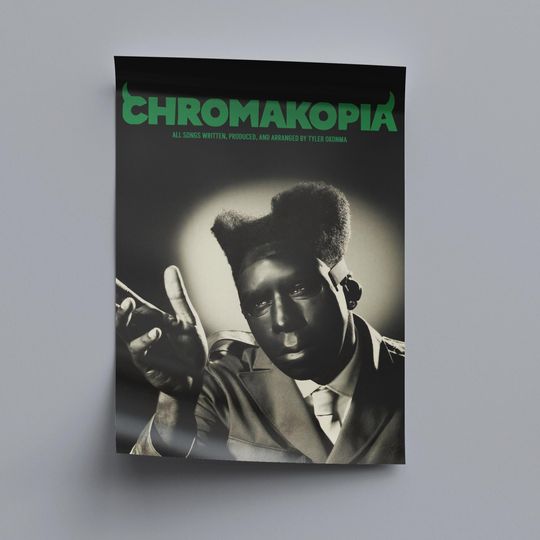Discover Tyler The Creator Poster, Chromakopia Album Cover Poster