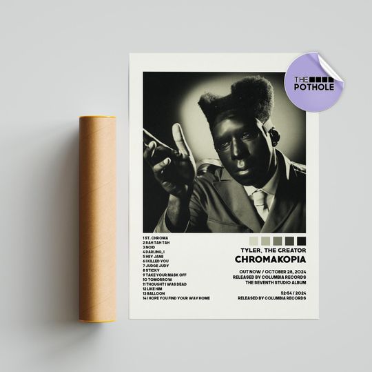 Discover Tyler The Creator Chromakopia Poster