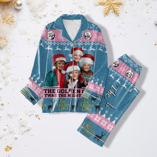 Discover The Stay Golden Christmas Pajamas Set, Stay Golden Shirt