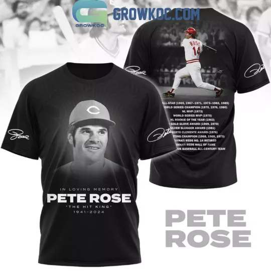 Discover In Loving Memory Peter Rose The Hit King 1941-2024 3D T-Shirt