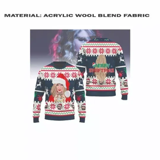 Discover Merry Swiftmas Snow Christmas Ugly Sweater S-5XL, Gift For Her, Him