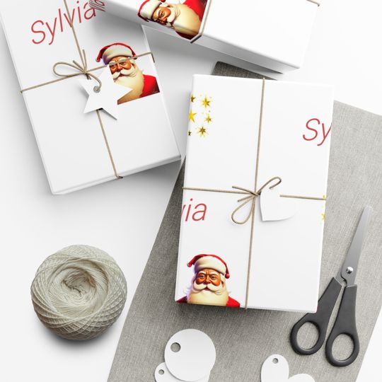Discover Christmas Santa Wrapping Paper,