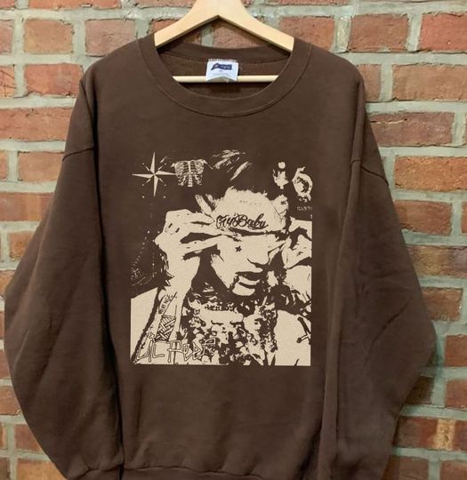 Discover Comfort Color Lill Peep Sweatshirt, Rap Hip Hop Sweatshirt,world tour Sweatshirt, 90s Lill Sweatshirt