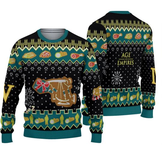Discover Age of 3mpires Holiday Ugly Sweater Christmas 2023