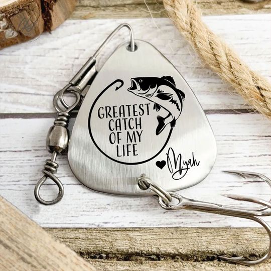 Discover Greatest Catch of My Life Fishing Lure - Personalized Gift for Husband