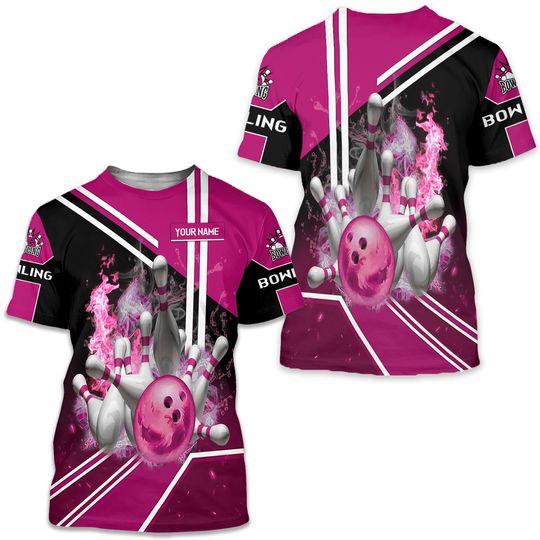 Discover Personalized Name Bowling Shirts for Men and Women 3D, Bowling Shirts