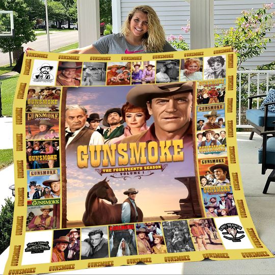 Discover Gunsmoke Fleece Blanket Celebrating 65th Anniversary