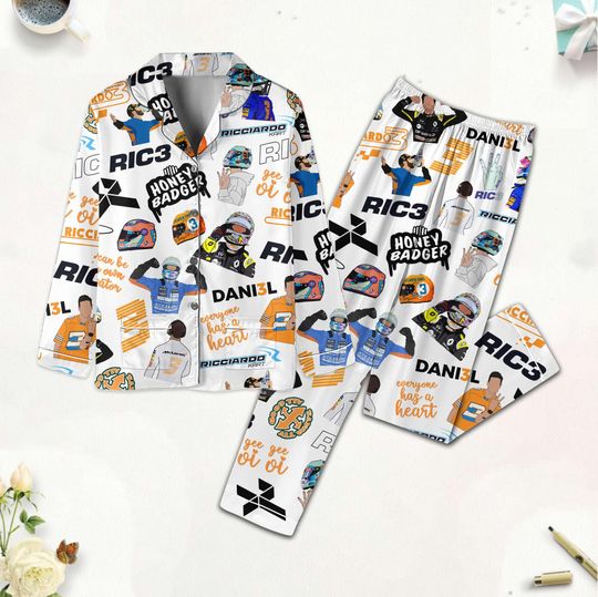 Discover Christmas Daniel Ricciardo Pajamas Set