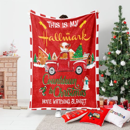 Discover This is my Hallmark Christmas Movies Throw Blanket, Christmas Gift