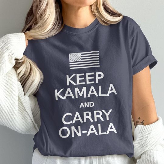 Discover Keep Kamala And Carry On Ala T-Shirt SNL