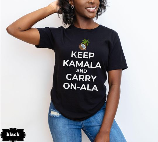 Discover Keep Kamala And Carry On Shirt, Coconut Millennial Meme
