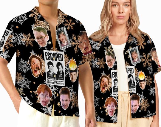 Discover Kevin Home Alone Christmas Hawaiian Shirt, Home Alone Hawaii Shirt