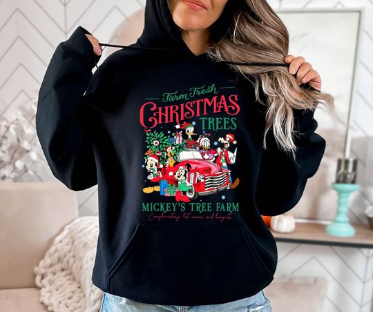 Discover Farm Fresh Christmas Trees Hoodies, Christmas Gift Ideas