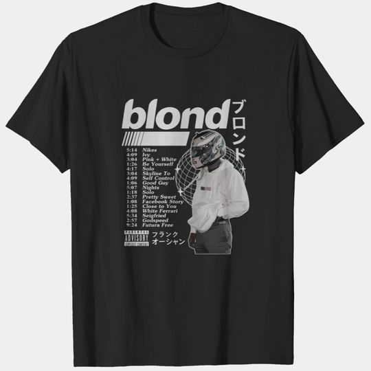 Discover Album Cover Frank Ocean Blond Unisex T-Shirt