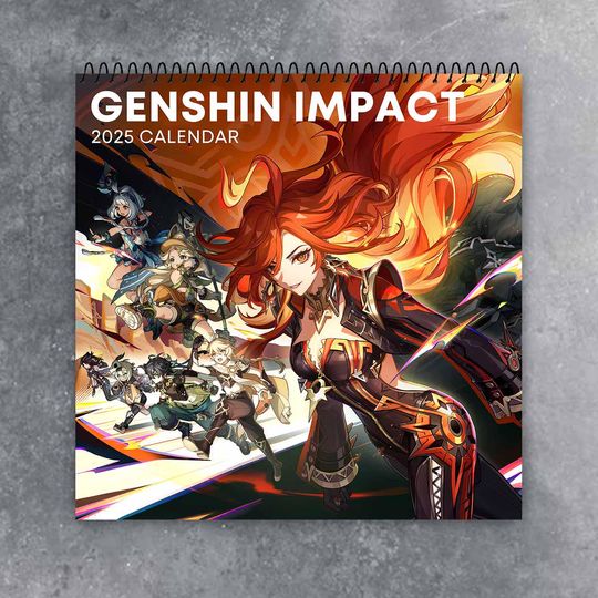 Discover Genshin Impact 2025 Wall Calendar