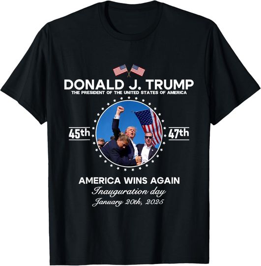 Discover Inauguration day - President Donald TRUMP WON - 2025 T-Shirt